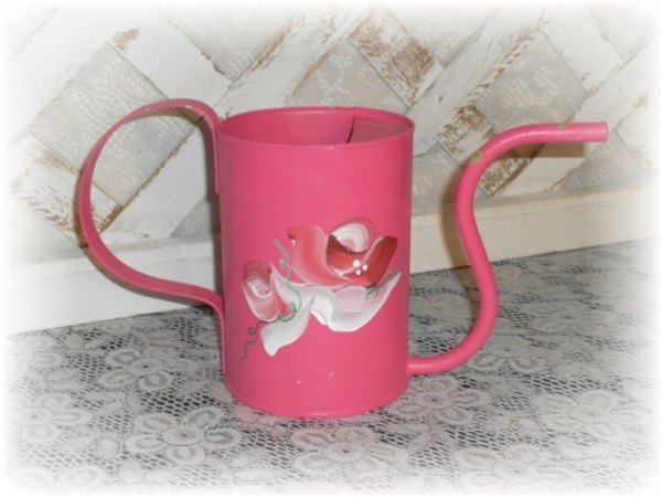 pink rose water pitcher