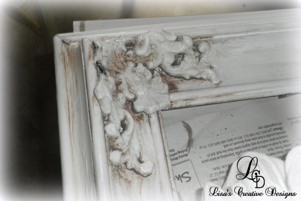 Aging a picture frame