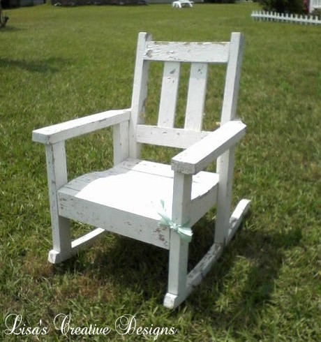 thift store rocking chair