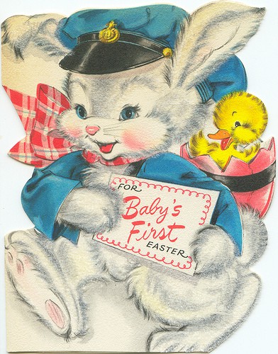 vintage easter card