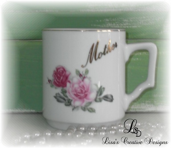 vintage mother tea cup