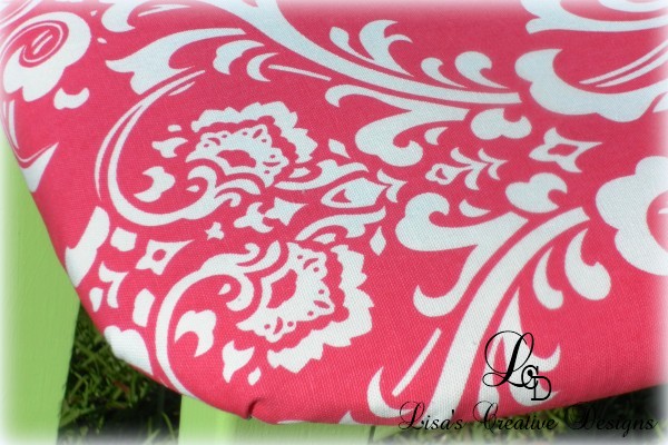 hot pink damask fabric