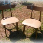 mid century mod chairs before