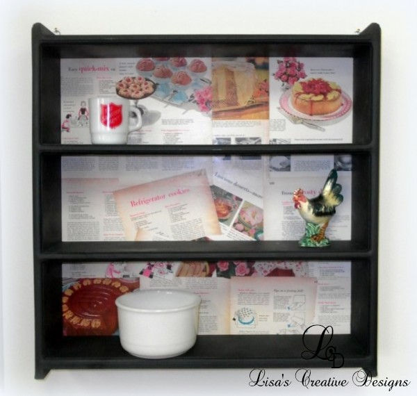 An Upcycled Kitchen Display Shelf