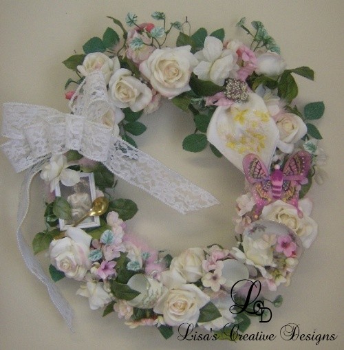 Decorate a Wreath With Vintage China