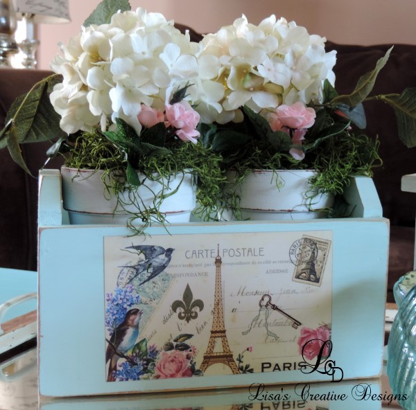 A French Country Floral Centerpiece
