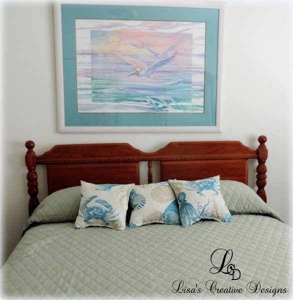 Staging A Beach Inspired Bedroom On a Budget