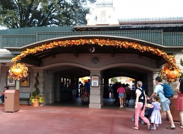 Disney Fall Decor Magic Kingdom