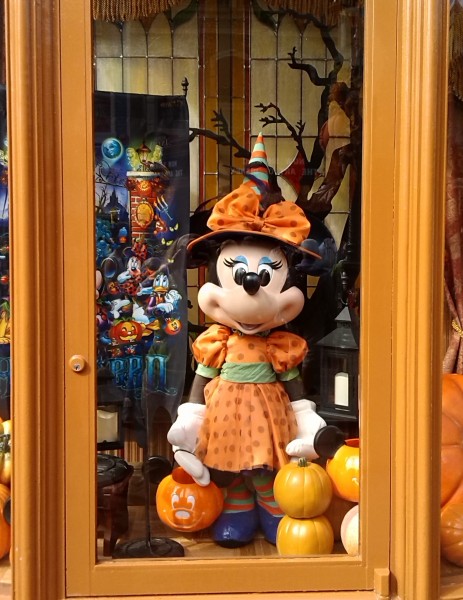 Disney World Halloween Decorated Store Window