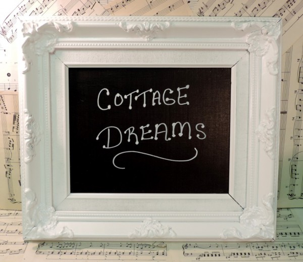 Upcycled French Country Chalkboard