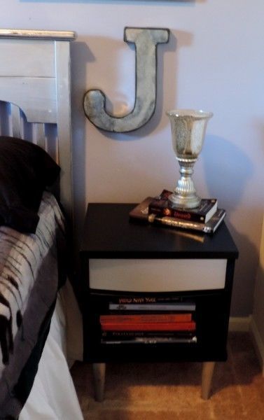 Thrift Store Night Stand Makeover