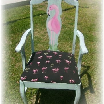Fabulous Flea Market Flamingo Chair