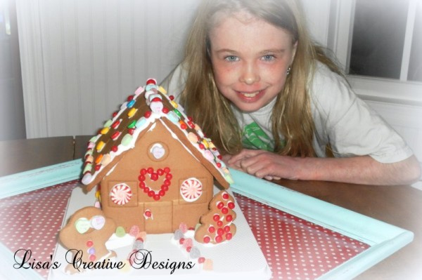 A Valentine's Day Gingerbread House