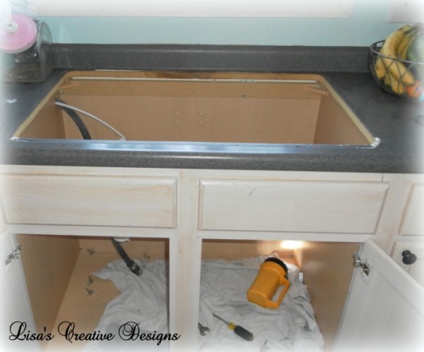 installing a kitchen sink