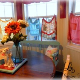 How To Display A Vintage Apron Collection