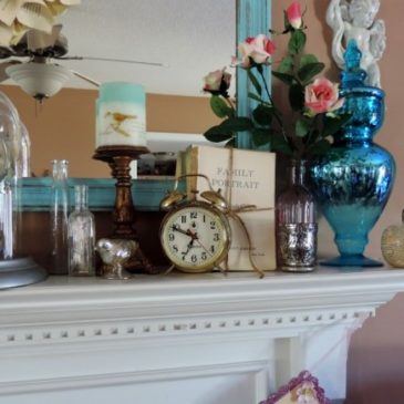 Decorating A Spring Inspired Mantel and A New Nikon CoolPix P520