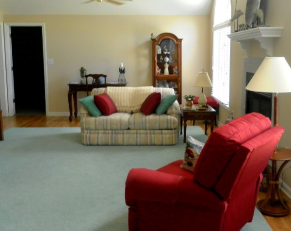 A Plain Undecorated Living Room