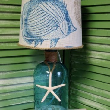 How To Make A Beach Inspired Bottle Lamp