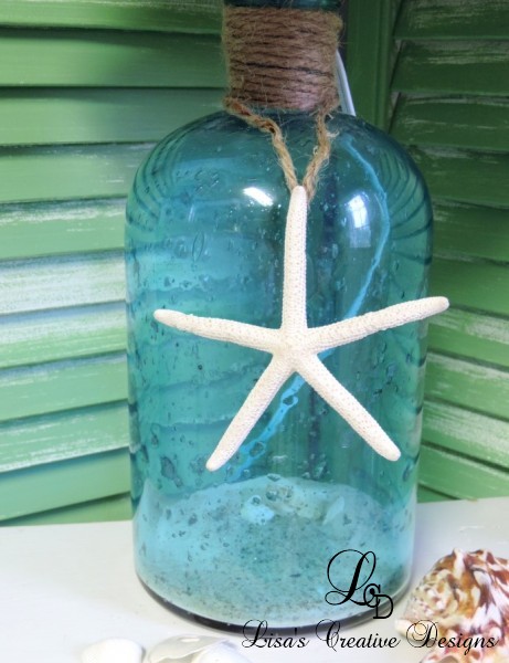 How To Make A Beachy Bottle Lamp