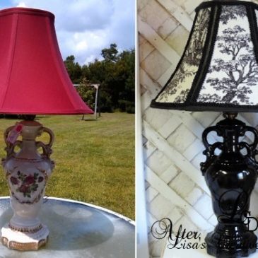Grandma’s Antique China Lamp Gets A French Country Makeover