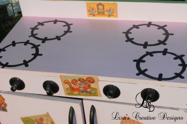 A Vintage Inspired Toy Stove