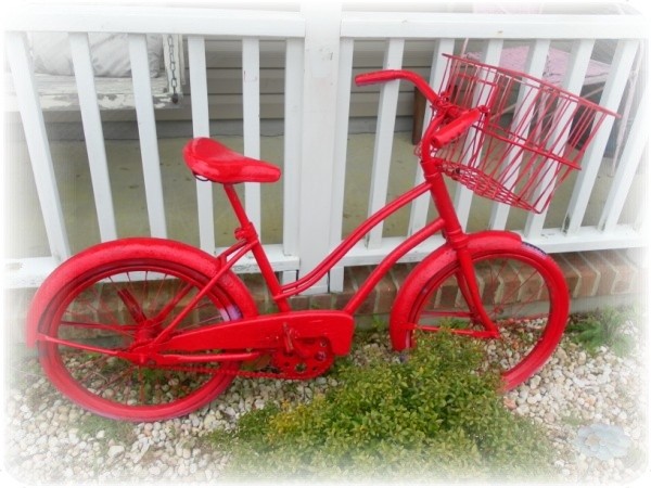 Vintage Bike Garden Art
