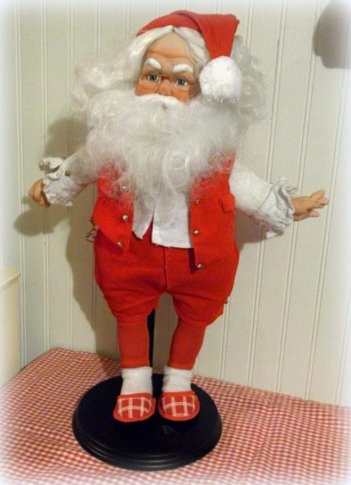Handmade Vintage Santa Doll