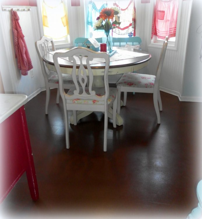 Paint Laminate Floor, Painting Laminate Dining Room Table