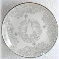 Vintage Silver Anniversary Plate