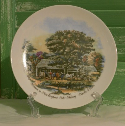 Currier and Ives Autumn Collectible Plate