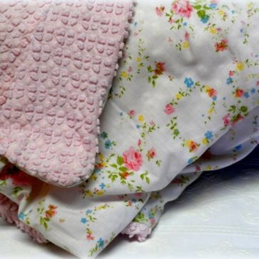 Handmade Vintage Inspired Baby Blanket