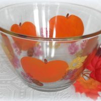 Hand Painted Fall Thanksgiving Bowl