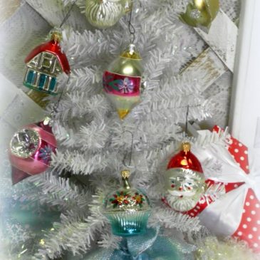 Assortment Of Retro Mercury Glass Christmas Ornaments