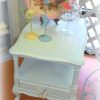 Light Blue Sweet Shabby Chic Side Table Sold