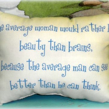 Funny Handmade Printed Pillow  – The Average Woman…