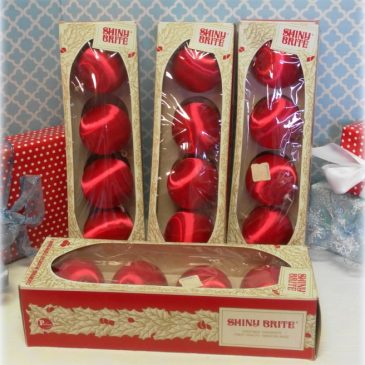 Retro Vintage Shiny Brite Unbreakable Christmas Tree Ornaments