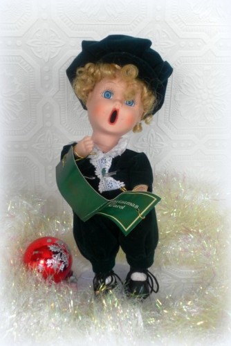 Vintage 1993 Anco Christmas Caroler Doll