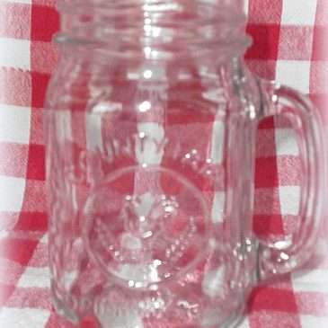 Vintage Mason Jar Drinking Glass