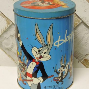 Vintage 1989 Bugs Bunny 50th Birthday Collectible Tin