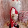 Cute Handmade Vintage Santa Claus Doll Vintage Country Christmas Decor