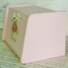 Painted Shabby Pink Rose Wooden Bread Box Sold