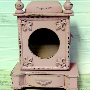 Upcycled Shabby Pink Shadow Box, Jewelry Box