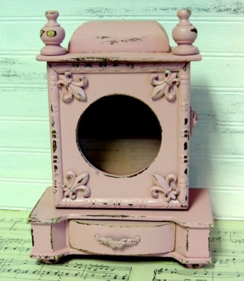 Upcycled Shabby Pink Shadow Box