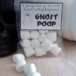 DIY Ghost Poop Halloween Treats For Trick Or Treaters