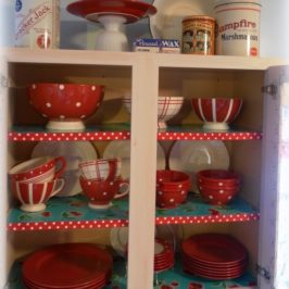 Displaying Vintage Kitchen Collectibles In A Kitchen
