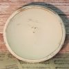 Shabby White Distressed Wooden Bowl