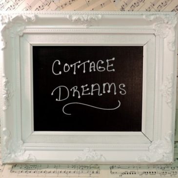 French Cottage Chic Chalkboard