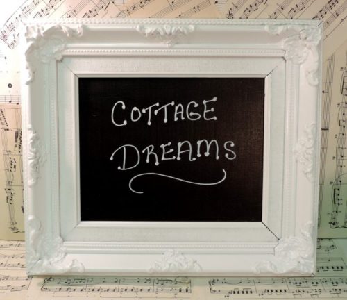 Upcycled French Cottage Chalkboard