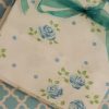 Pair Of Vintage Turquoise Blue Rose Shabby Pillow Cases Sold