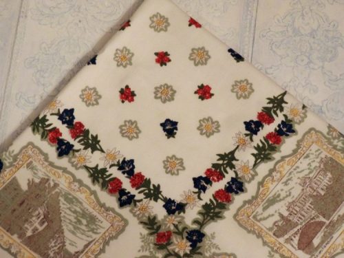 Vintage German Tablecloth, European Decor Sold